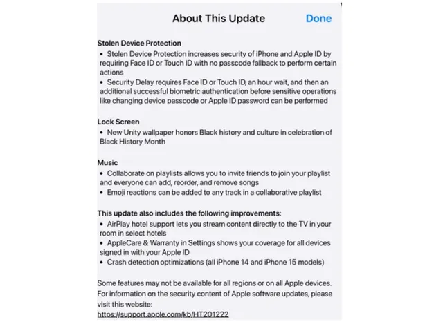 apple-actualizacion-ios-173-3264493 Apple lanza iOS 17.3 e incluye una novedad para proteger tu iPhone