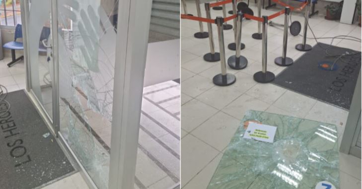 02 Caja Los Héroes de Florida sufre robo de $33 millones de pesos