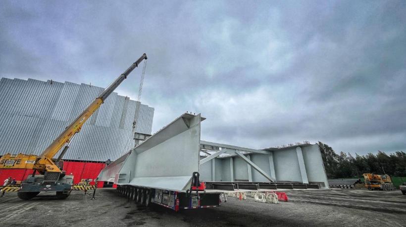 02 Instalan último pilote del nuevo Puente Ferroviario Biobío y concluyen labores en el lecho del río