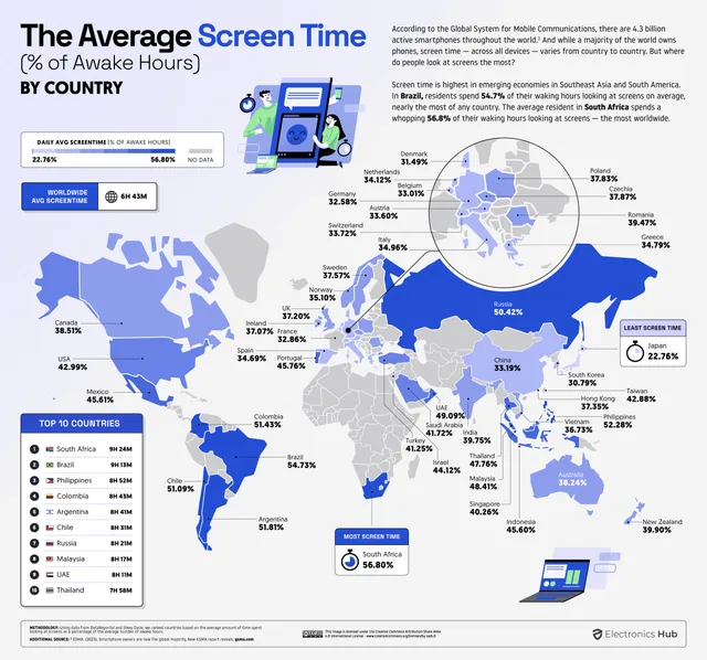 mapa-personas-frente-pantalla-3303457 Este mapa muestra las horas de uso del móvil y el PC en cada país