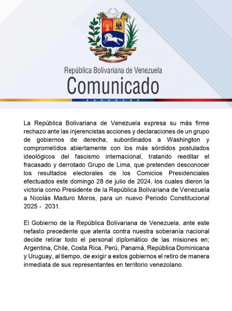 Captura-2 Gobierno asumió quiebre de relaciones con Venezuela