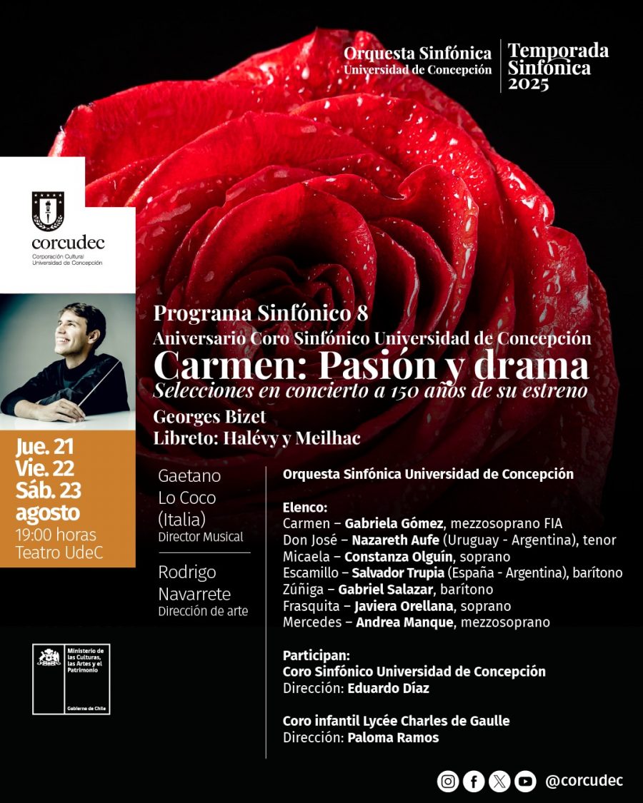 Afiche-sinfonico-8-e1755729735894 Con la interpretación de “Carmen” Coro UdeC celebra 71 años de trayectoria