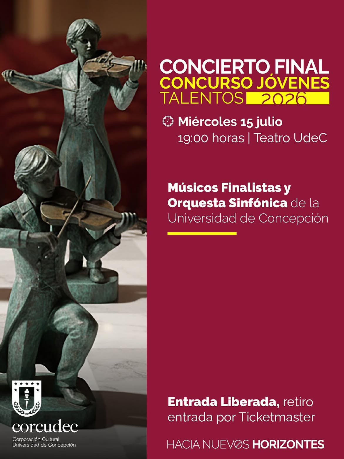 afiche-concurso-corcudec-2026 Concierto final concurso Jóvenes Talentos 2026