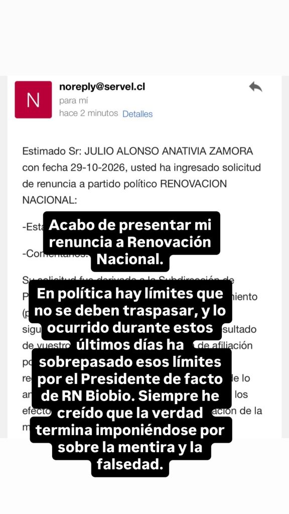 renuncia-delegado-rn-576x1024 Crisis política y familiar: DPR Julio Anativia rompe con RN en medio de denuncias cruzadas